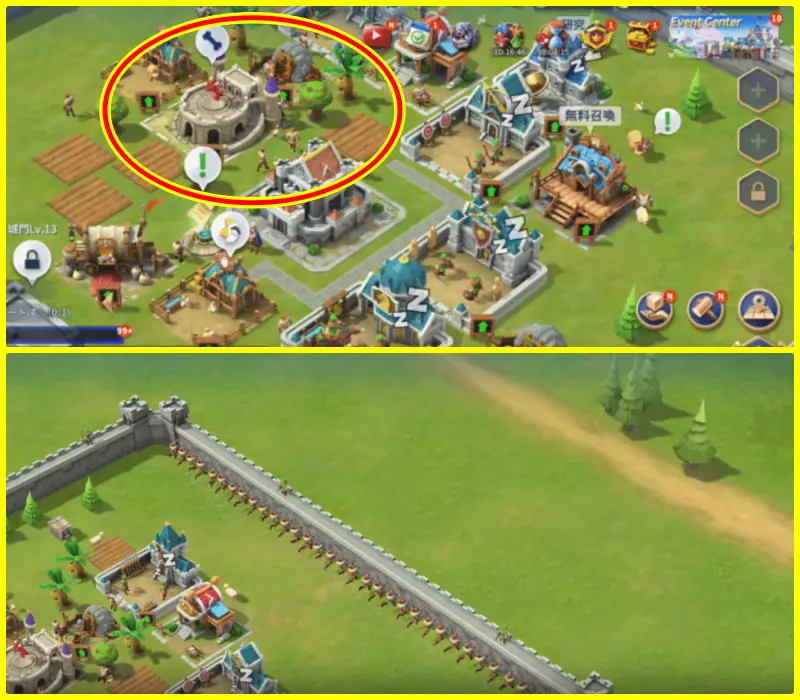 個性豊かな住人たちの様子を眺めるのもおもしろい領土の画像