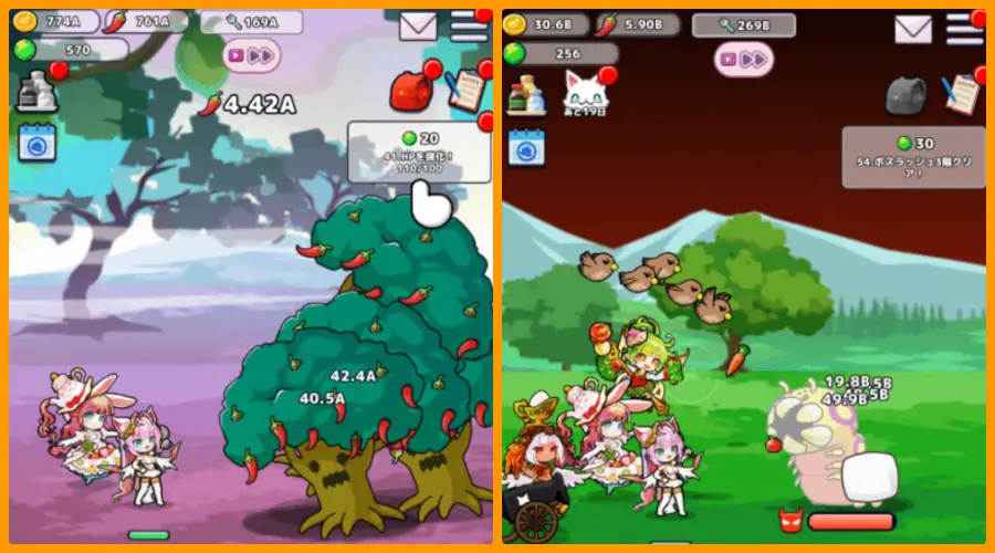 巨大マシュマロでボス撃沈やダンジョンの画像