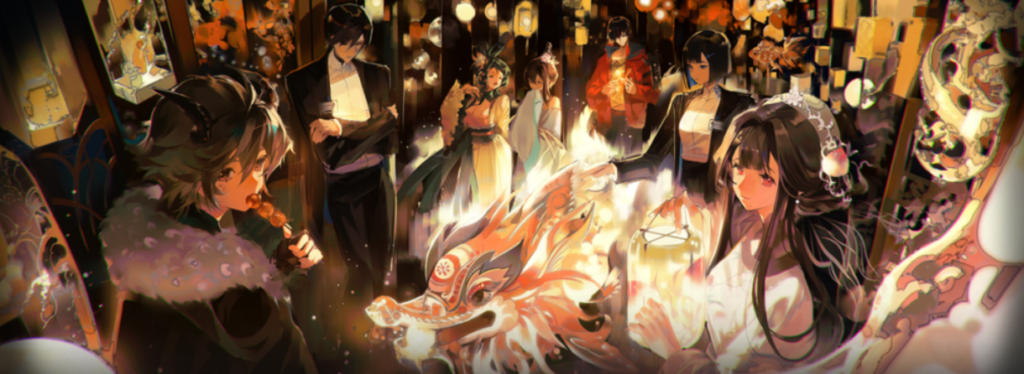 絵画のような美しいキャラたちの画像